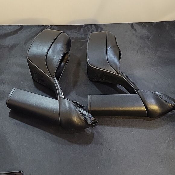 BRAND NEW WOMEN"S SUGAR SKYHIGH LEATHER ANKLE STRAP HEELS - Picture 11 of 16